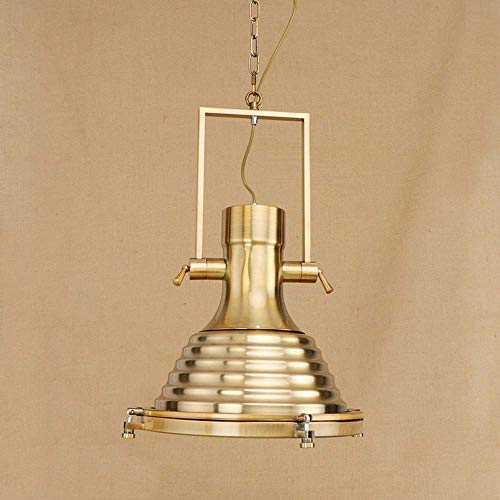 Lampe suspendue antique en métal Art déco au plafond E27