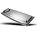 ZMAUTOPARTS For Hummer H3 Hood Deck Vent Panel Handle Covers Trim Moulding ABS Chrome 3Pcs