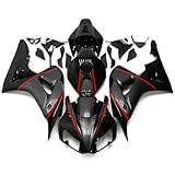 MZYPARTS ABS Plastic Red Gray Black Fairings Fit for 2006 2007 Honda CBR1000RR 06 07 CBR 1000RR Injection Molding Bodywork Body Frame Panel Cowling