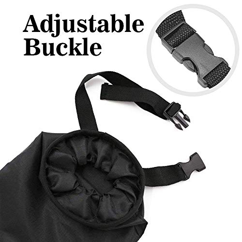 Ipely Universal Car Vehicle Back Seat Headrest Litter Trash Garbage Can (Black) #TOP6