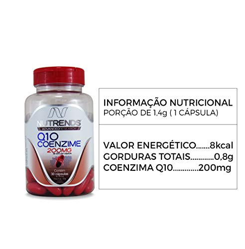Coenzima Q10 - coq10-200mg - 30 Cápsulas - Nutrends