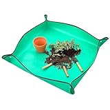 Potting Mat | Waterproof Foldable Stain Resistant - Waterproof Plant Mat Indoor Gardening Tools | for Indoor Outdoor Home Balcony Pots Soil Flower Bonsai Seedling
