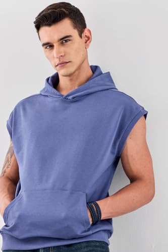 Image of SNITCH Men Casual Hoodie| Oversized Fit Hooded Neckline with Graphic Print & Long Sleeve| Soft Cotton-Polyester Blend for Daily Winter Wear & Streetwear