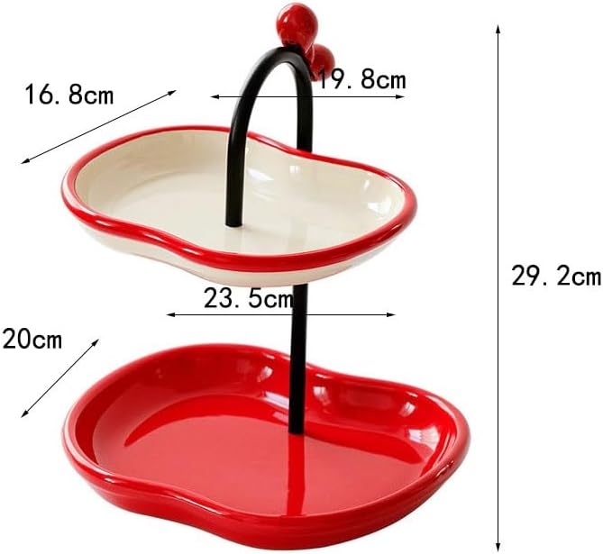 Multi Layer Ceramic Fruit Platter The Coffee Table in The Living Room Has A Snack Plate A Candy