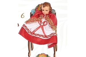 Miniature Baby Jesus Clothes for Saint Cristo Rey: A Heavenly Ensemble for the Divine Child