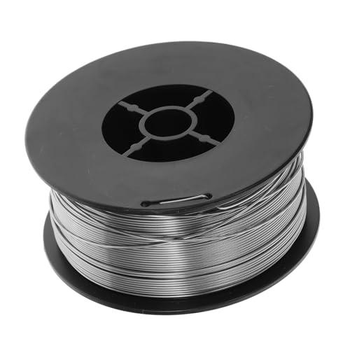 HAPINARY 1 Roll Coil Welding Wire Welding Wire 0.30 Core Welder Supplies Flux Paste Non Gas Welding Wire Gasless Welding Wire Welding Stuff Mig Gasless Wire Tool Silver Carbon Steel