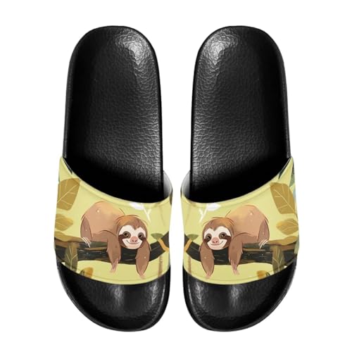 Image of Open Toe Slippers for Women Rubber Slides Womens Sandal Slippers