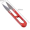 UCEC 12Pcs Embroidery Scissors, U Sewing Scissors, Sewing Snips, Thread ...
