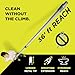 DOCA Telescoping Pole 7-30 Ft - Extension Pole for Cleaning, Feather Duster, Window Washing Kit, Paint Roller, Window Squeegee - High Reach Extendable Kit for Indoor & Outdoor - Pole Only