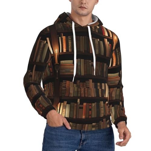 Sweat Mysterious Library imprimé original pull homme EdWal