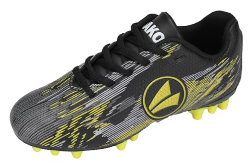 JAKO Unisex Kinder J-SFG Stepover Fussballschuh, Jet Black Neon...