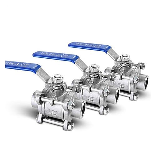 Válvula de bola de 1 pulgada acero inoxidable 304 para riego y agua potable 6