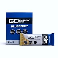 MM SiS GO Energy Bar Blueberry – 6 Pack | High Carb Fruit Infused Energy Bar for Endurance, Running, Cycling & Triathlon | Fast-Release Carbs for Sports & Training Fuel