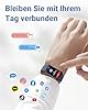 Health Fitness Tracker with 24/7 Heart Rate, Blood Oxygen, Blood Pressure, Sleep Tracker, Step Counter, 5ATM Waterproof Activity Trackers and Smart Watches for Women Men Kids (S & L Bands Included) #5