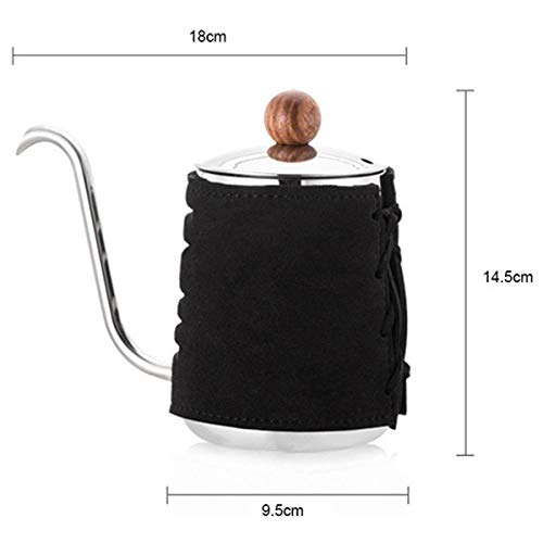 Cafetera prensa con capacidad de 500 ml de acero inoxidable miniatura 5