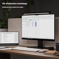 XIAOMI Mi Computer-Monitor-Lichtleiste – einfache Installation, zusätzliche Computerbeleuchtung ohne Platz auf dem Schreibtisch, mit kabelloser Fernbedienung, die Lichter einfach einstellen – Ansicht 3