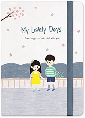 2016 My Lovely Day Diary Any Year Planner Journal Notebook Agenda Scheduler Memo with sticker - You & Me by Korean Planner