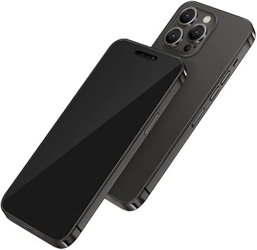 Without Logo Non-working Phone Dummy Display Model Pretend Phone toy for Phone 14 pro 6.1 inches (14pro Black Blackscreen)
