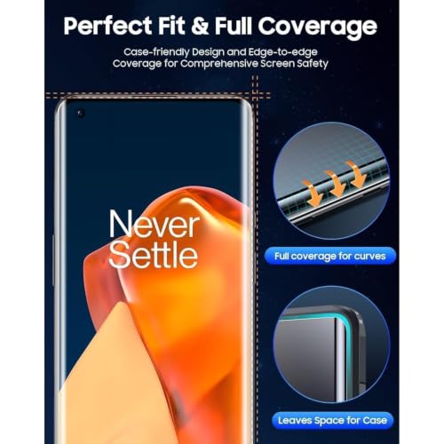 Image of Advanced HD+ UV Tempered Glass Screen Protector For Infinix Note Edge (Pack of 2) Full Adhesive UV Curved Screen Protector Case Friendly HD Clarity with installation kit