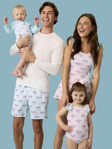 Image of RuffleButts Girls UPF50+ Sun Protection One Shoulder Ruffle Tankini Two Piece Swimsuit