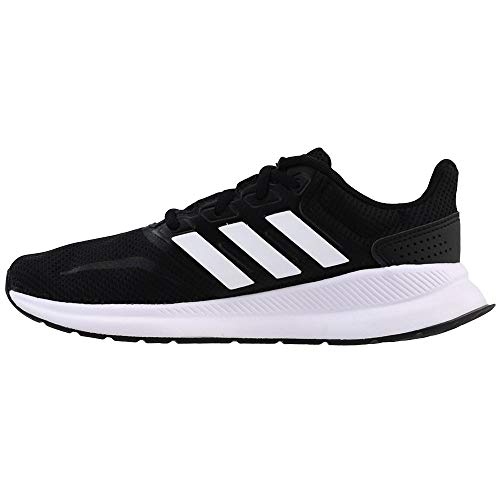 adidas Originals Tênis de corrida infantil Runfalcon para meninos - Preto - Tamanho 10,5 M, Preto, 1