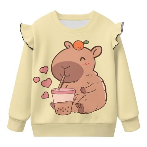 Long Sleeve Shirts for Girls Fall Sweatshirts Winter Clothes Age 1-82