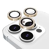 Picture of kate spade new york iPhone 15 Pro/iPhone 15 Pro Max Camera Lens Protector with Aluminum Rings - Crystal