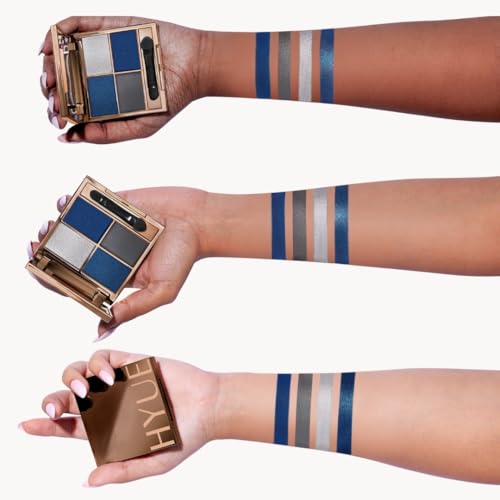 Image of HYUE AmplifEYE Eyeshadow Palette - 6 Shades | Starry Night | Highly Pigmented Shades | Matte, Metallic, Satin & Foil | Long Lasting | Smooth Blendable Texture | All Skin Types
