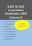 SSAT & ISEE (Lower/Middle) Vocabulary 2000 Volume III
