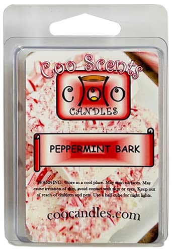 6 Pack Soy Blend Wickless Candle Wax Bar Melts - Christmas Holiday Scents - Peppermint Bark, Mistletoe, White Chestnut Spice, Sugar Cookie, Winter Storm, And Bayberry #TOP3
