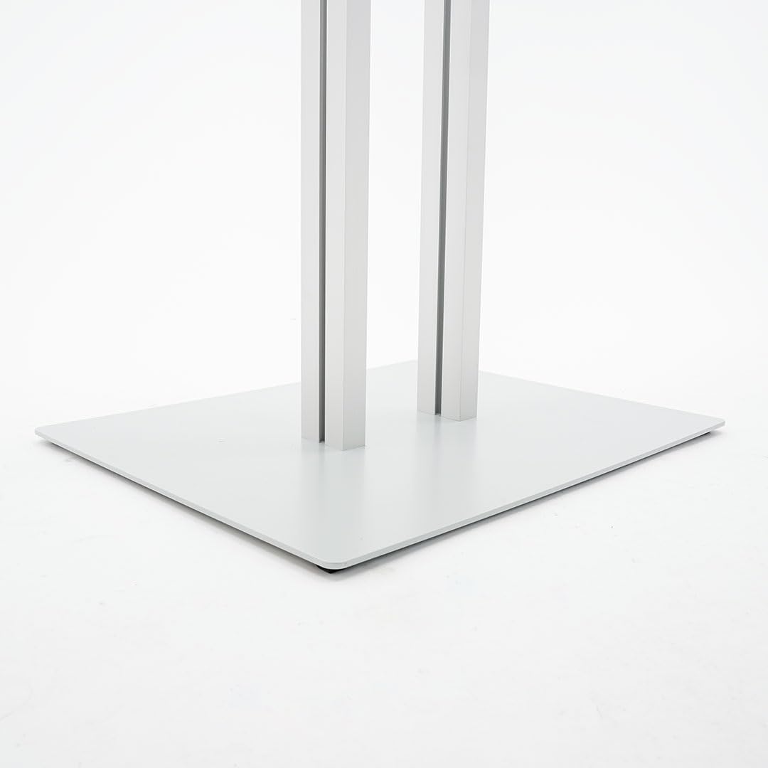Danieli Store - Expositores de Pie 4xA4 para Exterior. Soporte Para Menu de Aluminio con Llave. Atril para Tiendas y Restaurantes. Porta Menu Exterior con y sin Luz LED Con Panel Personalizable