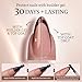 BTArtboxnails XCOATTIPS Press on Nails Almond - Skin Tones French Tip Nails, Medium Soft Gel Nail Tips with Nail Gel, French Protecting Duo, Nail Lamp, All in One Fake Nail Extension Kit