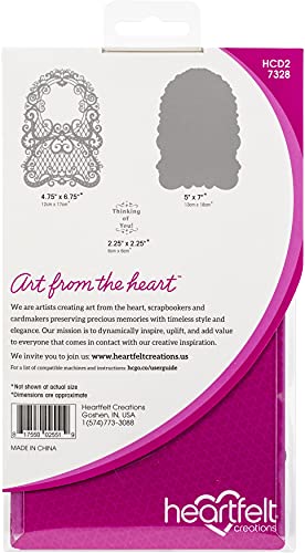 Matrice de découpe Heartfelt Creations Elegant Gateway haut de gamme