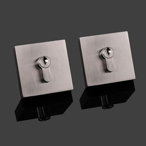 Probrico 3 Pack Slim Square Deadbolts, Double Cylinder Entry Deadbolt With Different Keys, Entry Locks For Interior And Exterior, Satin Nickel #TOP4