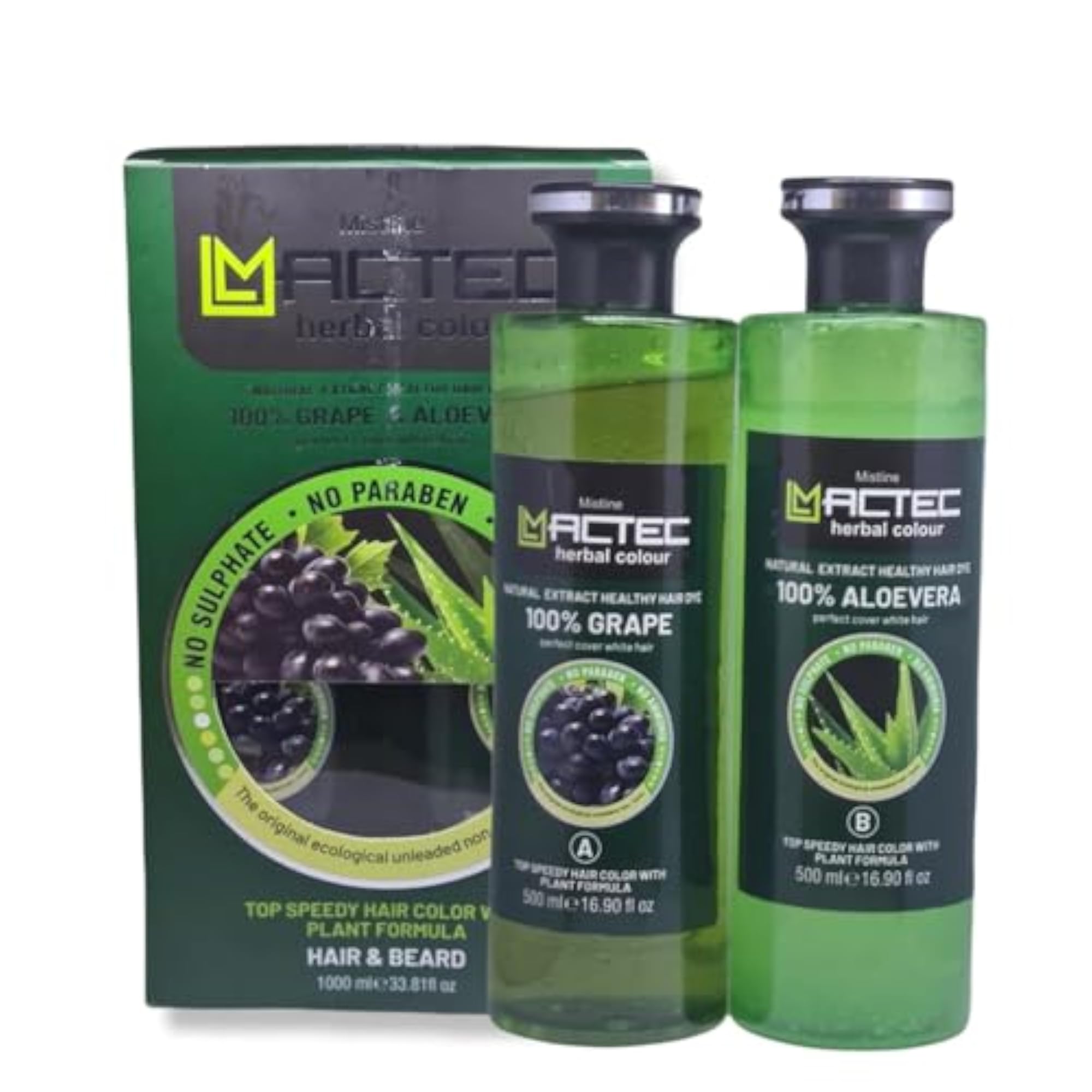 Mistline Mactec Herbal Hair Dye, Ammonia Free, 1000ml