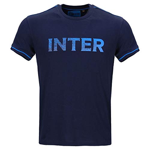Inter T-Shirt Bambino Girocollo Manica Corta in Jersey, Navy, 4