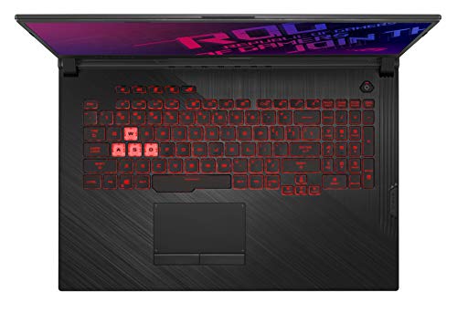 Image of ASUS ROG Strix G G731GT-H7114T 17.3 inch FHD 120Hz Gaming Laptop GTX 1650 4GB Graphics (Core i7-9750H 9th Gen /8GB RAM /512GB NVMe SSD /Windows 10 /One-Zone RGB KB /2.85 Kg), Black