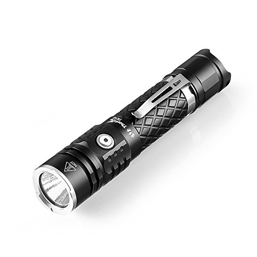 ThorFire Ramping UI flashlight, 1200 Lumen XPL2 Led Tactical Light with Momentary-On, TK18 Runs off single 18650 or 2 CR123A Batteries(Not Included)