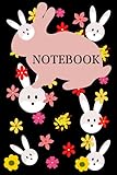 Notebook: Cute Easter Bunny Notebook For Kids Boys and Girls - Easter Basket Stuffers For Kids Ages 4-8 Years Old