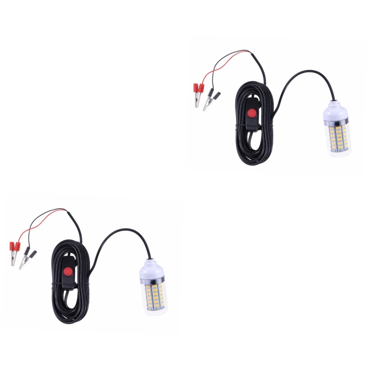 BESPORTBLE 2pcs 108 Deep Drop Fishing Light 108 LEDs Fish Tank Led Lights Fish Lamp for Boats