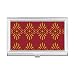 Thailand Golden Red Decorative Pattern Business Card Holder Case Pocket Box Wallet