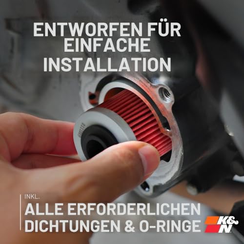 K&N FILTRO DE ACEITE KN-650, Schwarz
