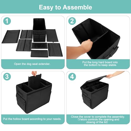 EAROND Extensor de assento de cachorro para cães de até 90 kg, extensor de assento traseiro para cãe