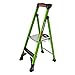 Little Giant Ladders, MightyLite 2.0, 4' Stepladder with Ground Cue, Fiberglass, Type IAA, 375 lbs Weight Rating, (15404-001), Green