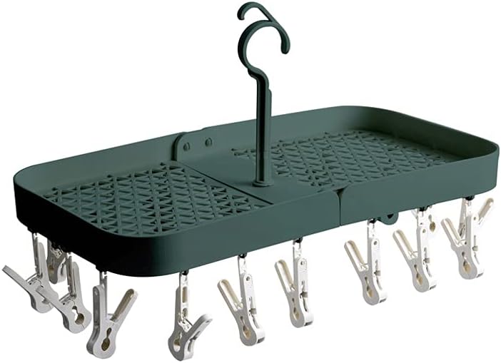 Hanger Multifunctional Rack Hanger Children's Clip Hanger Household Clothes for Hanger Foldable Hanger Suitable for Underwear Dorm Essentials (Color : E) (A)