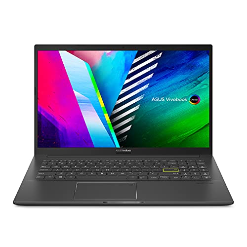 ASUS VivoBook 15 OLED K513 Thin & Light Laptop, 15.6 OLED Display, Intel i5-1135G7 CPU, Intel Iris Xe Graphics, 12GB RAM, 512GB PCIe SSD, Fingerprint Reader, Windows 10 Home, Indie Black, K513EA-AB54 by ASUS - Used condition - US$375.71