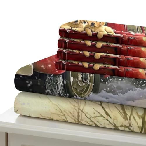 Housse de couette scène de ferme rustique pour chambre chalet chaleureuse