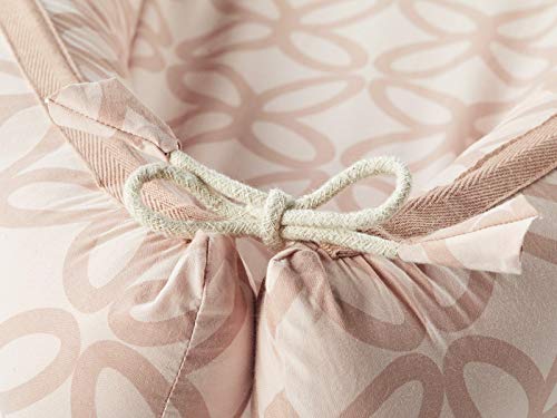 HANS NATUR Bio-Babynest Kapok 105x55cm Rose – Bild 4
