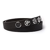  Noosa Gürtel Belt Classic Skinny darkbrown, Grösse:85 cm