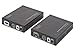 Produktbild DIGITUS HDMI Extender Set, Reichweite 100 m, HDBaseT, HDCP 2.2, UHD 60 Hz, IR und RS232 (bidirektional), PoE/PoH, Punkt zu Punkt Verbindung, Schwarz